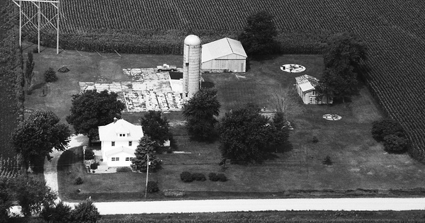 Vintage Aerial photo from 1994 in Black Hawk County, IA