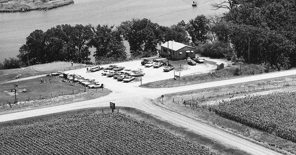 Vintage Aerial photo from 1973 in Boone County, IA