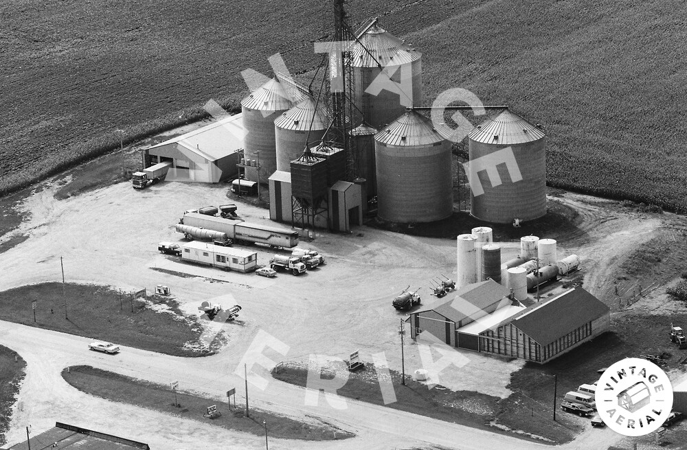 Vintage Aerial Iowa Clayton County 1985 5SCL17