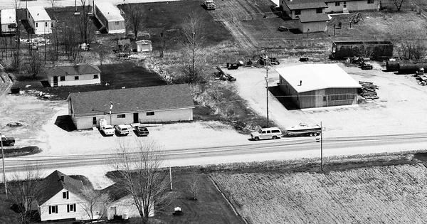 Vintage Aerial photo from 1992 in Alcona County, MI