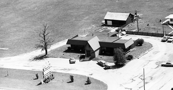 Vintage Aerial photo from 1971 in Clinton County, MI