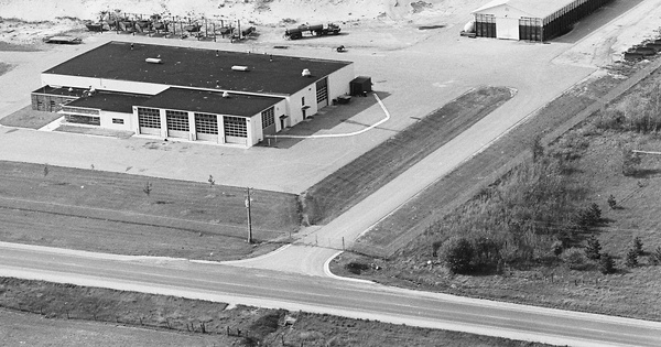 Vintage Aerial photo from 1981 in Osceola County, MI