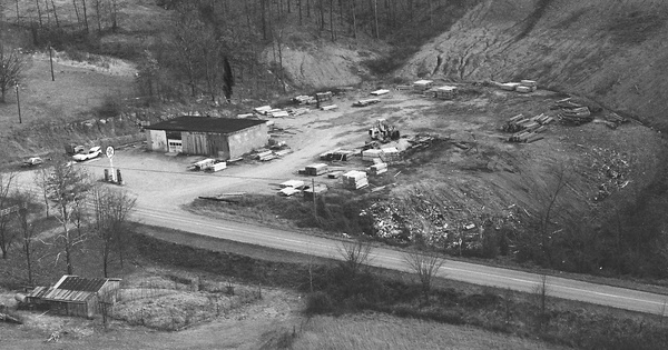Vintage Aerial photo from 1982 in Grayson County, KY