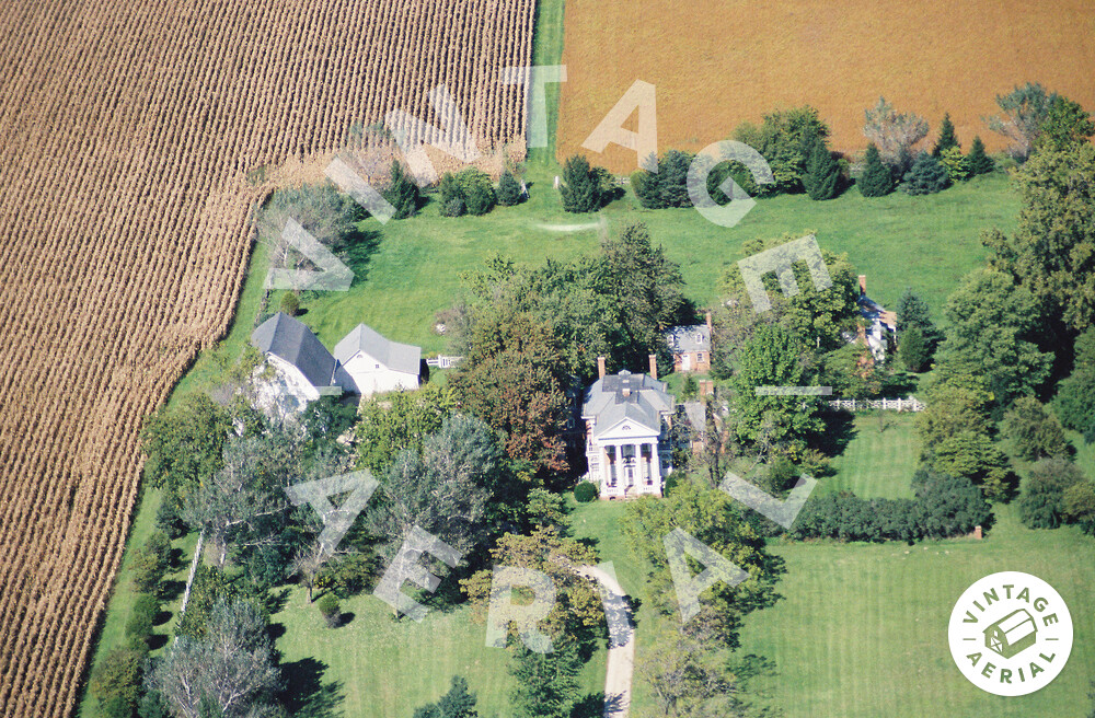 Vintage Aerial Indiana Jay County 2001 12EJA7
