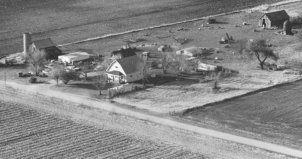 Vintage Aerial photo from 1980 in Tipton County, IN