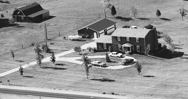 Vintage Aerial photo from 1984 in Oldham County, KY