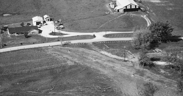 Vintage Aerial photo from 1985 in Shelby County, KY