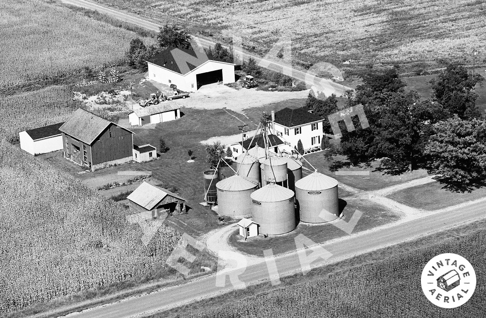 Vintage Aerial Michigan Gratiot County 1982 32OGR21