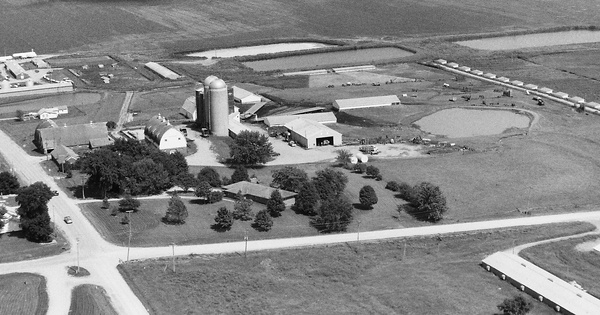 Vintage Aerial photo from 1996 in Warren County, IA
