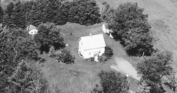 Vintage Aerial photo from 1983 in Pine County, MN