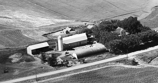 Vintage Aerial photo from 1967 in Scott County, MN