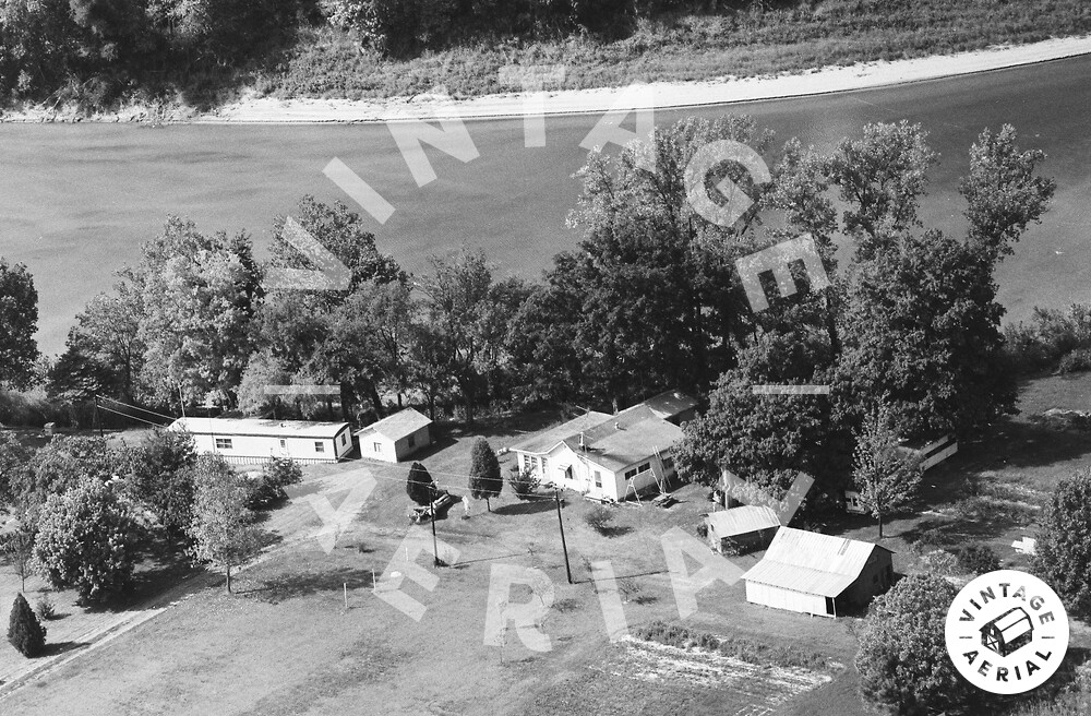 Vintage Aerial Kentucky McLean County 1980 13SMC27