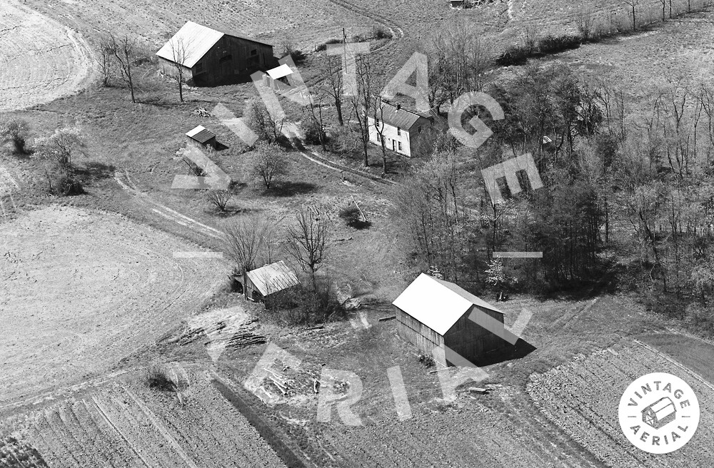 Vintage Aerial Kentucky Larue County 1982 19WLA1