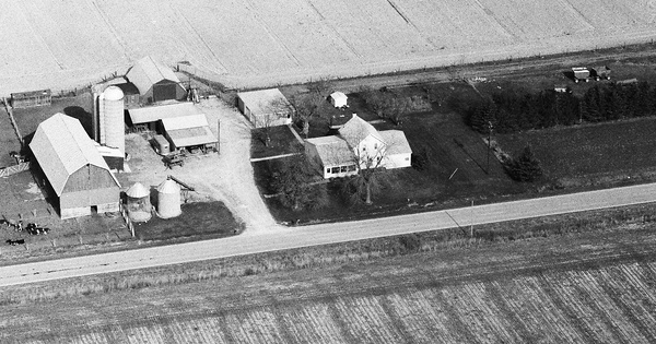 Vintage Aerial photo from 1991 in Macomb County, MI