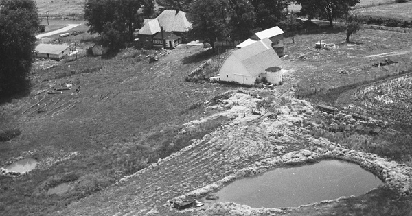 Vintage Aerial photo from 1973 in Greene County, IN