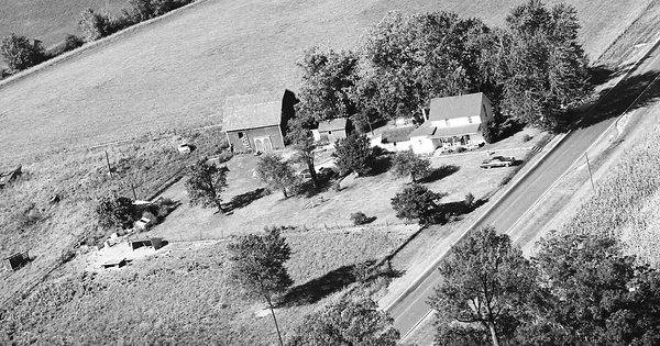 Vintage Aerial photo from 1976 in Grant County, IN