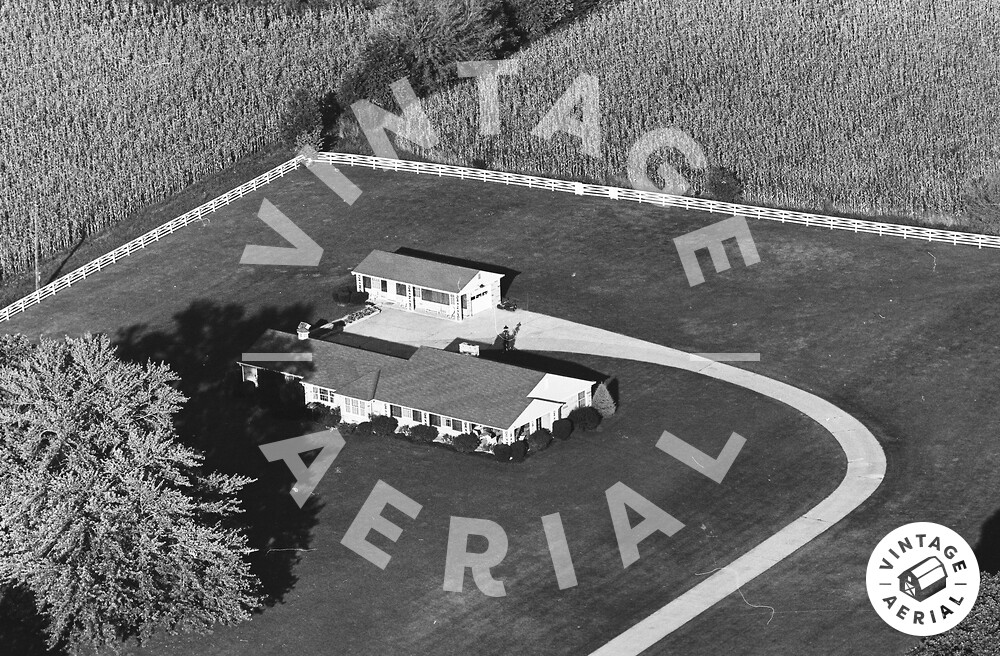Vintage Aerial Indiana Hamilton County 1965 59 Cha 29