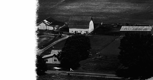 Vintage Aerial photo from 1973 in Grant County, IN