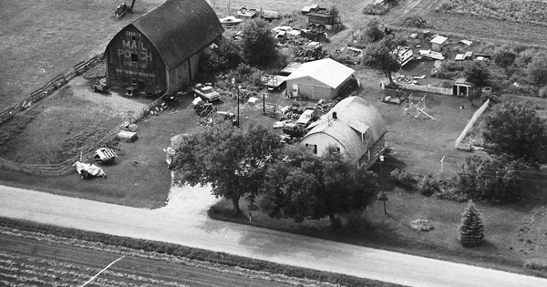 Vintage Aerial photo from 1992 in Isabella County, MI
