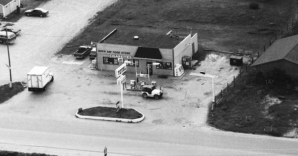 Vintage Aerial photo from 1992 in Iosco County, MI