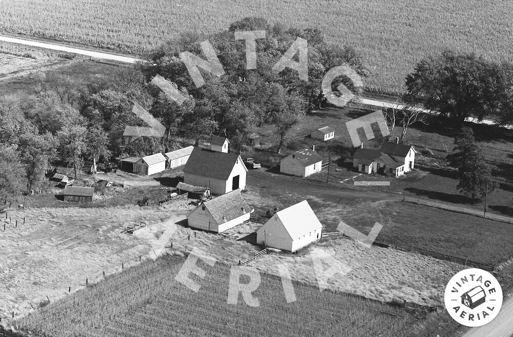 Vintage Aerial Iowa Wright County 1975 16MWR22
