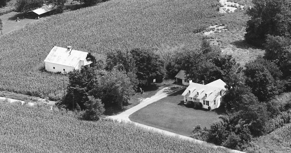 Vintage Aerial photo from 1984 in Ballard County, KY