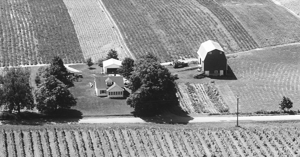Vintage Aerial photo from 1973 in Van Buren County, MI