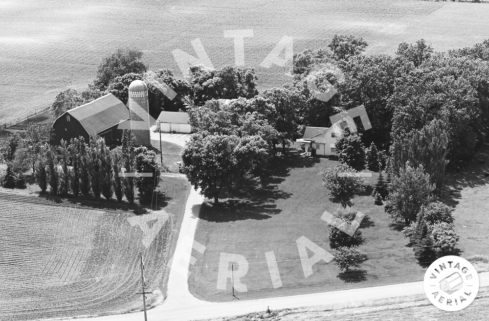 Vintage Aerial Minnesota McLeod County 1971 47HML10