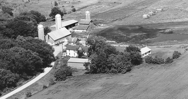 Vintage Aerial photo from 1968 in Dakota County, MN