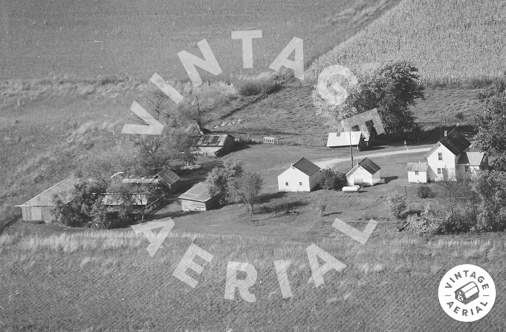 Vintage Aerial Minnesota Freeborn County 1977 61MFR36