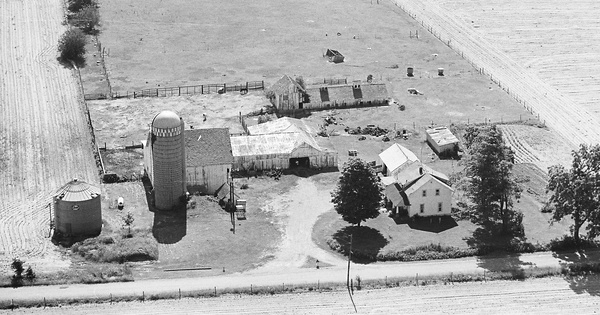 Vintage Aerial photo from 1981 in Miami County, IN