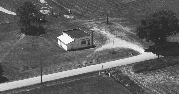 Vintage Aerial photo from 1993 in Madison County, IN