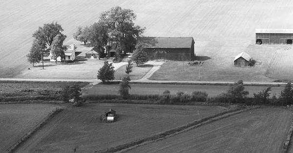 Vintage Aerial photo from 1973 in Allen County, IN