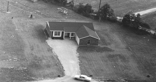 Vintage Aerial photo from 1970 in Bartholomew County, IN