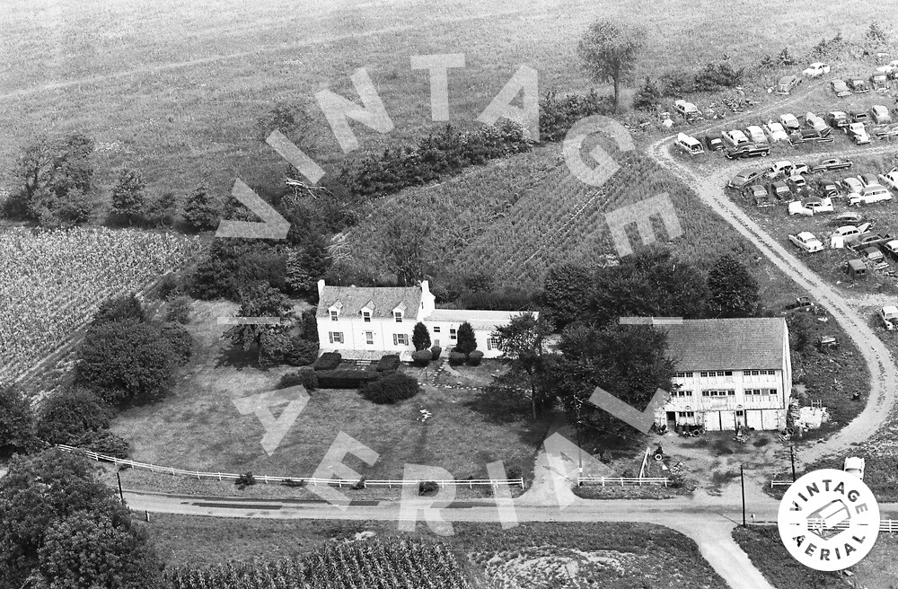 Vintage Aerial Pennsylvania Lancaster County 1963 4CLA30