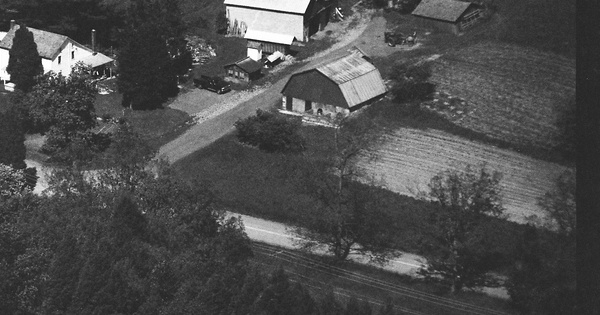 Vintage Aerial photo from 1990 in Monroe County, PA