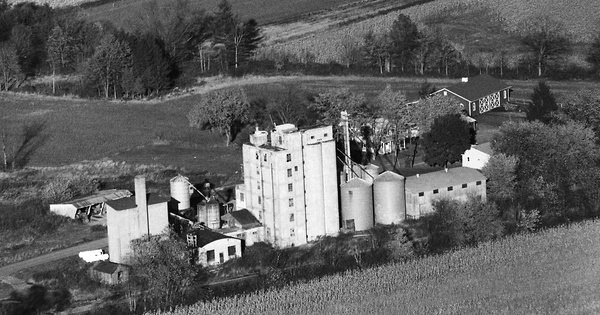 Vintage Aerial photo from 1990 in Montour County, PA