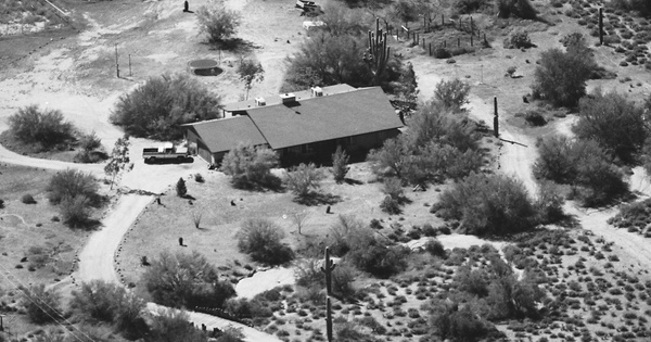 Vintage Aerial photo from 1986 in Maricopa County, AZ