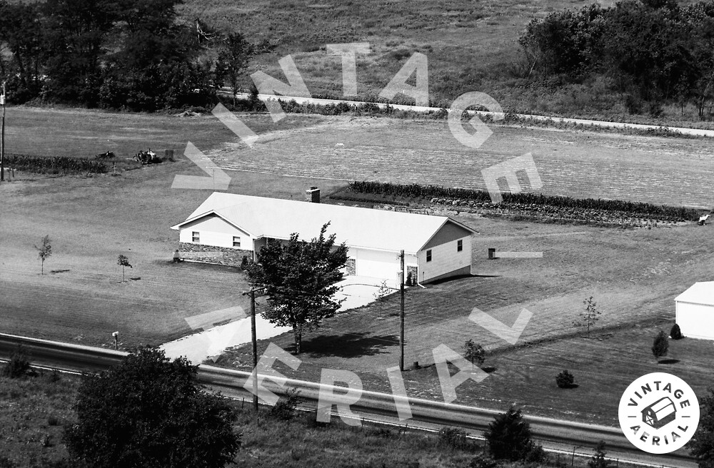 Vintage Aerial Missouri Bates County 1977 47IBA26