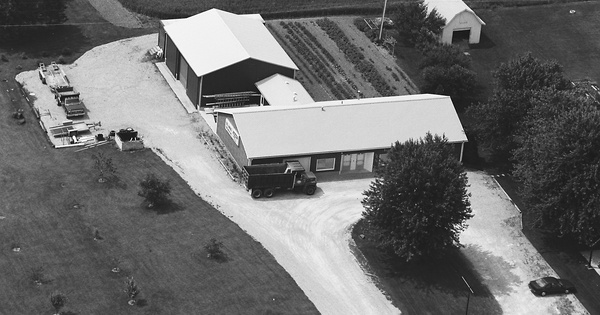 Vintage Aerial photo from 1995 in Darke County, OH