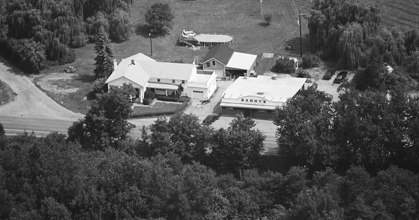 Vintage Aerial photo from 1990 in Bradford County, PA