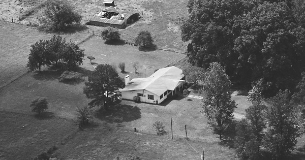 Vintage Aerial photo from 1990 in Wood County, TX
