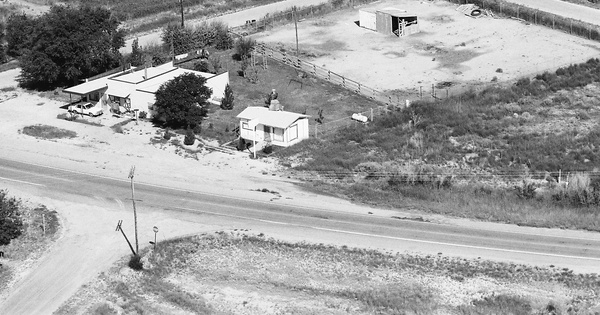 Vintage Aerial photo from 1989 in Eddy County, NM