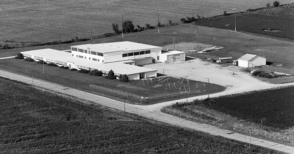 Vintage Aerial photo from 1982 in Carroll County, MO