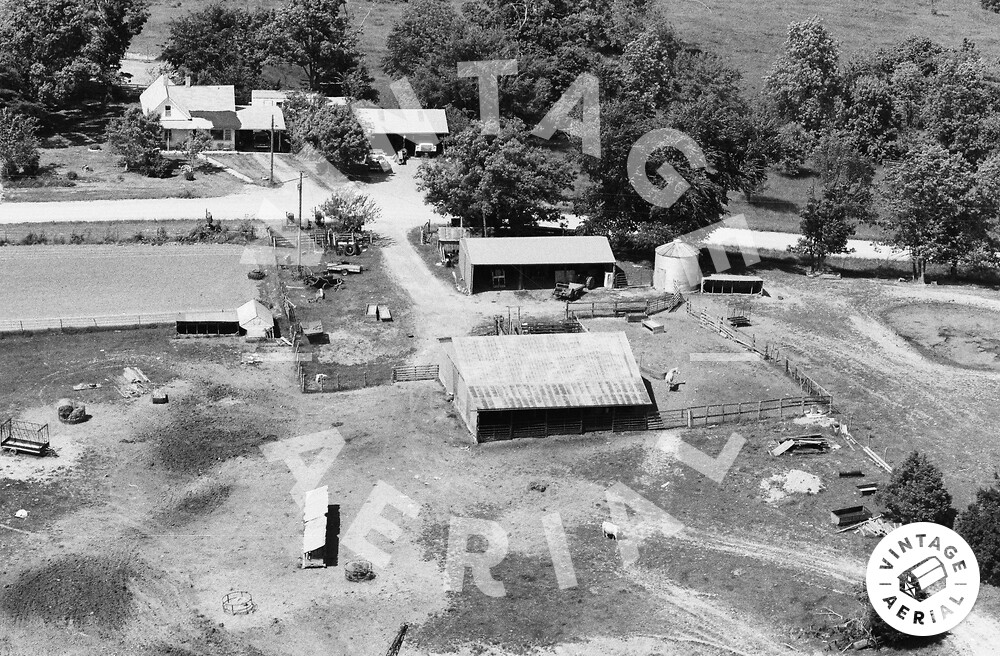 Vintage Aerial Missouri Callaway County 1987 18TCA7