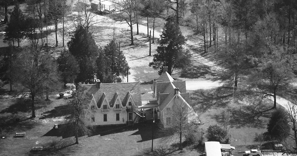 Vintage Aerial photo from 1987 in Lee County, AL
