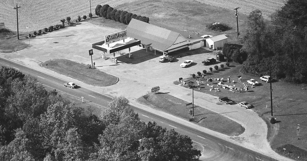 Vintage Aerial photo from 1990 in King George County, VA