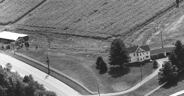 Vintage Aerial photo from 1986 in Jackson County, WV