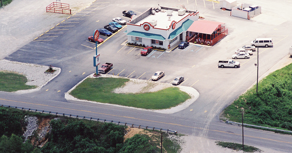 Vintage Aerial photo from 2002 in Winston County, AL