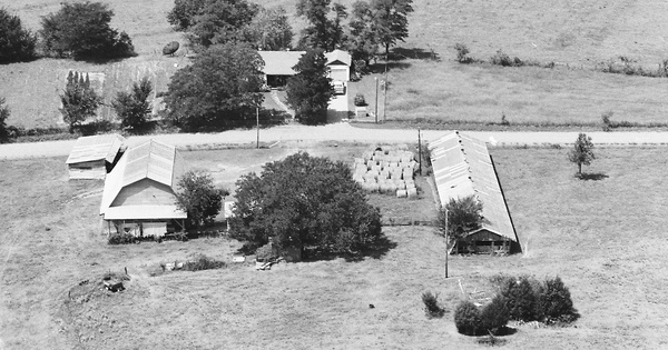 Vintage Aerial photo from 1989 in Sebastian County, AR